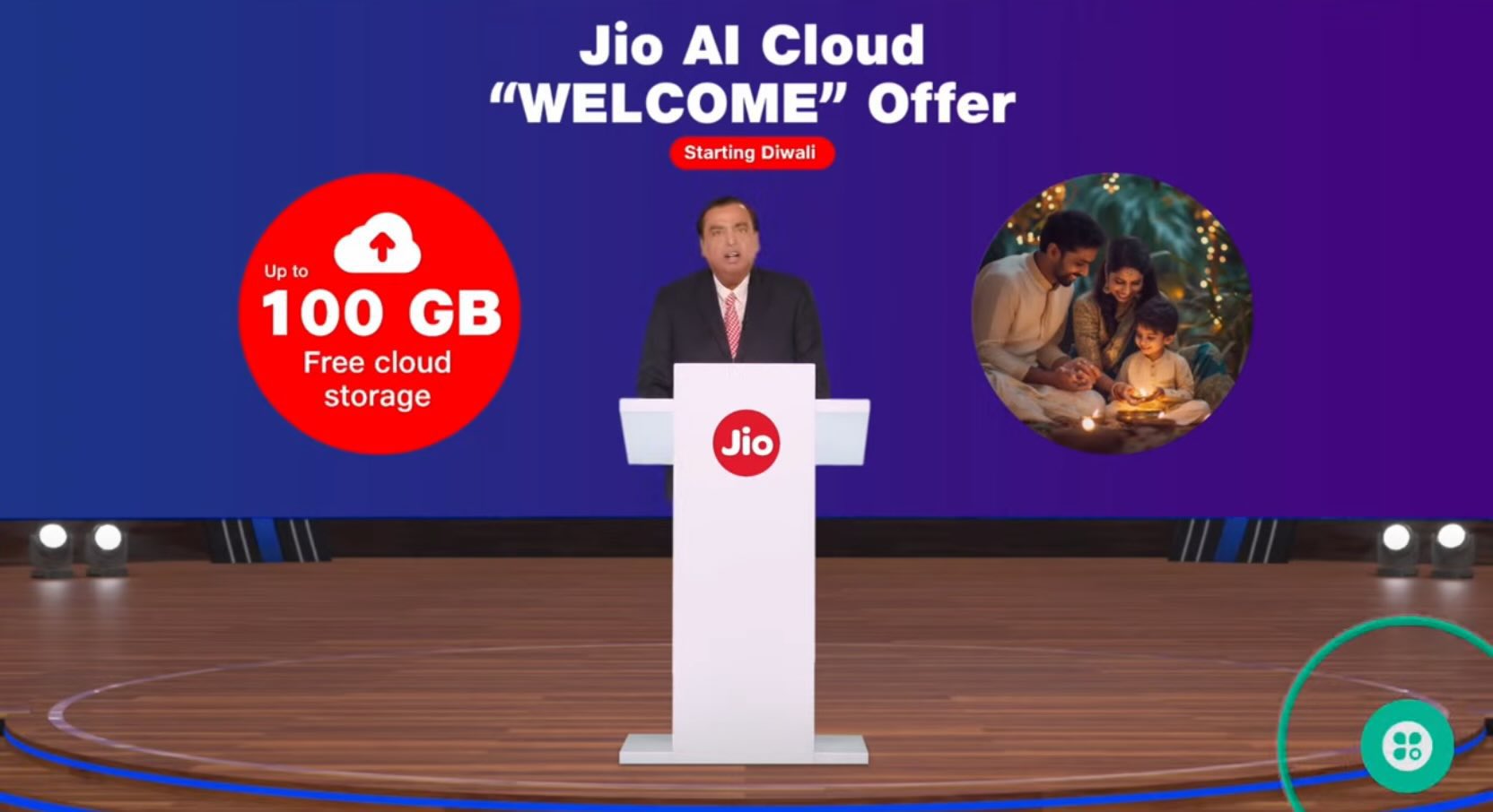 Reliance Jio AI-Cloud ویلکم آفر کا اعلان: Jio صارفین کو 100 GB مفت کلاؤڈ اسٹوریج کی پیشکش