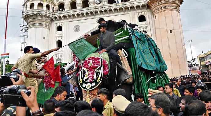 حیدرآباد: ’بی بی کا عالم‘ کے جلوس کے لیے چہارشنبہ کو ٹریفک تحدیدات