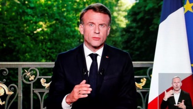 فرانسیسی صدر نے قومی اسمبلی تحلیل کرنے کا اعلان کر دیا