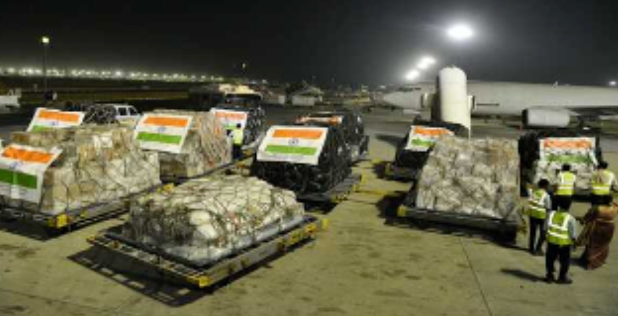 ہندوستان نے پاپوا نیو گنی کو امدادی سامان بھیجا